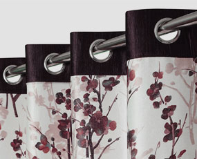 Eyelet curtains