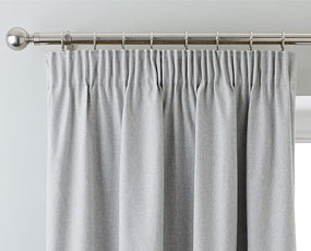 Pencil pleat curtains