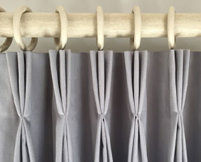 Double and Triple pleat Curtains